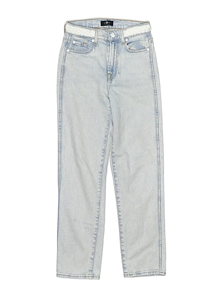 Pre-owned 7 For All Mankind Jeans In Blue