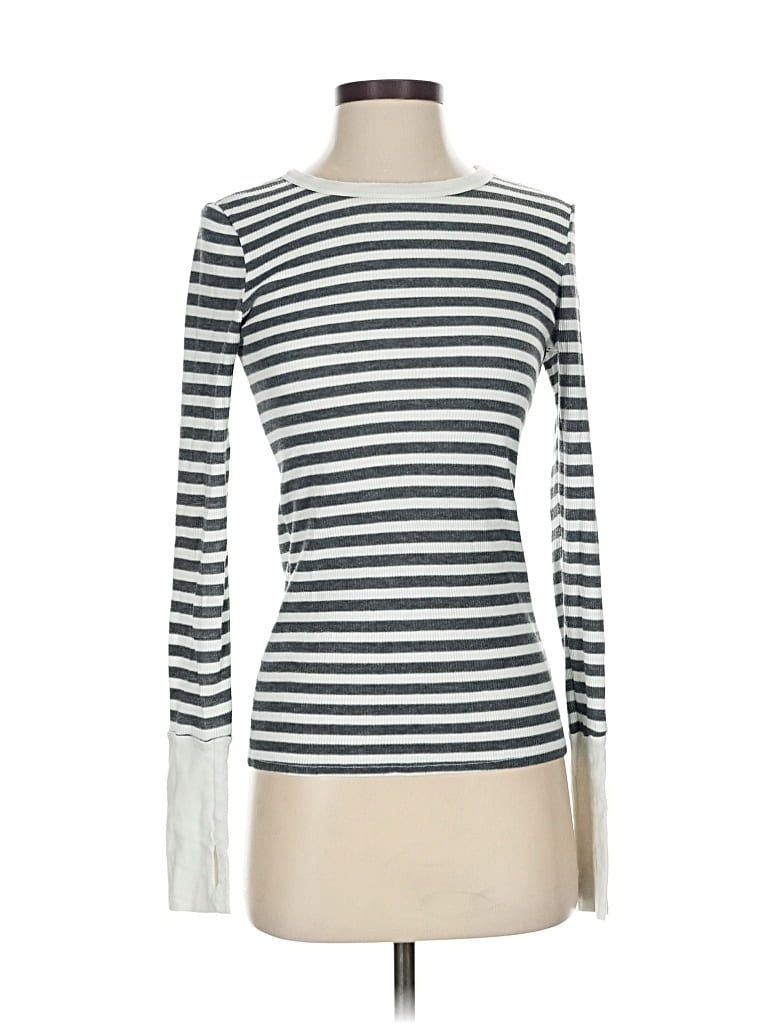 Pre-owned Michael Stars Cardigan Sweater In Silver