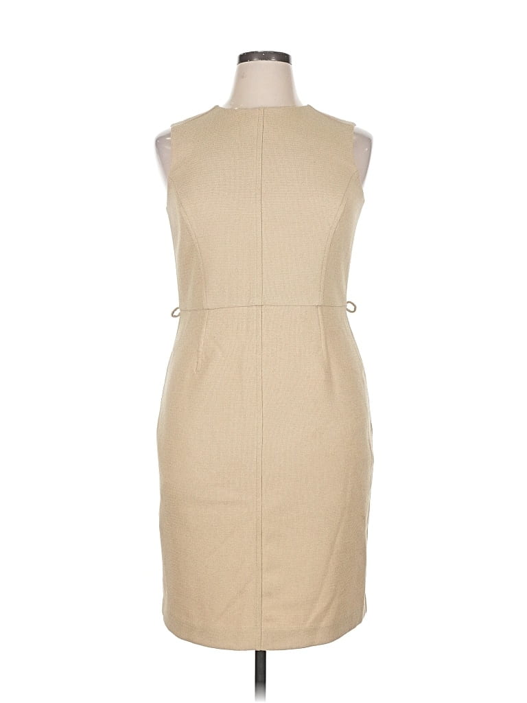 Pre-owned Ak Anne Klein Casual Dress In Brown