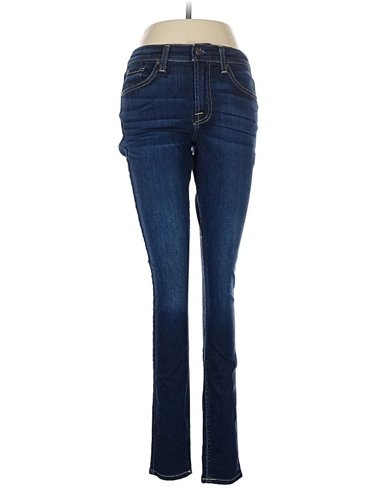 Pre-owned 7 For All Mankind Jeans In Blue