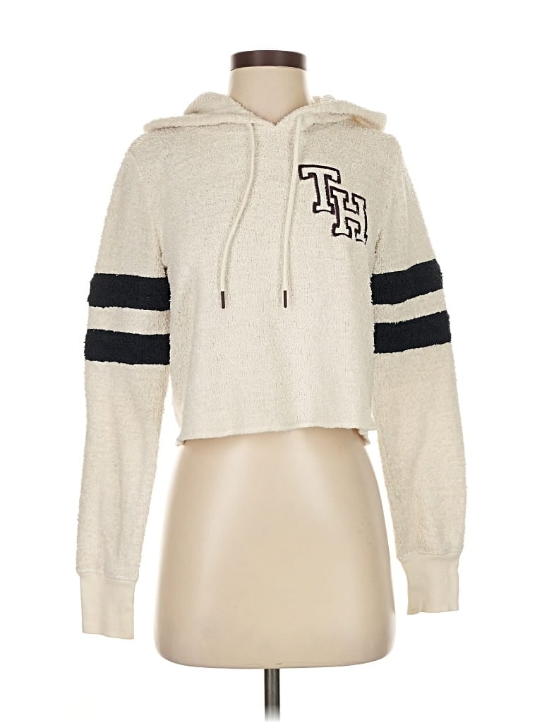 Pre-owned Tommy Hilfiger Pullover Sweater In White