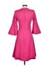 AMBERLEAF Solid Pink Casual Dress Size 00 - photo 2