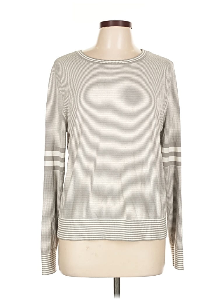 Pre-owned Cabi Pullover Sweater In Gray