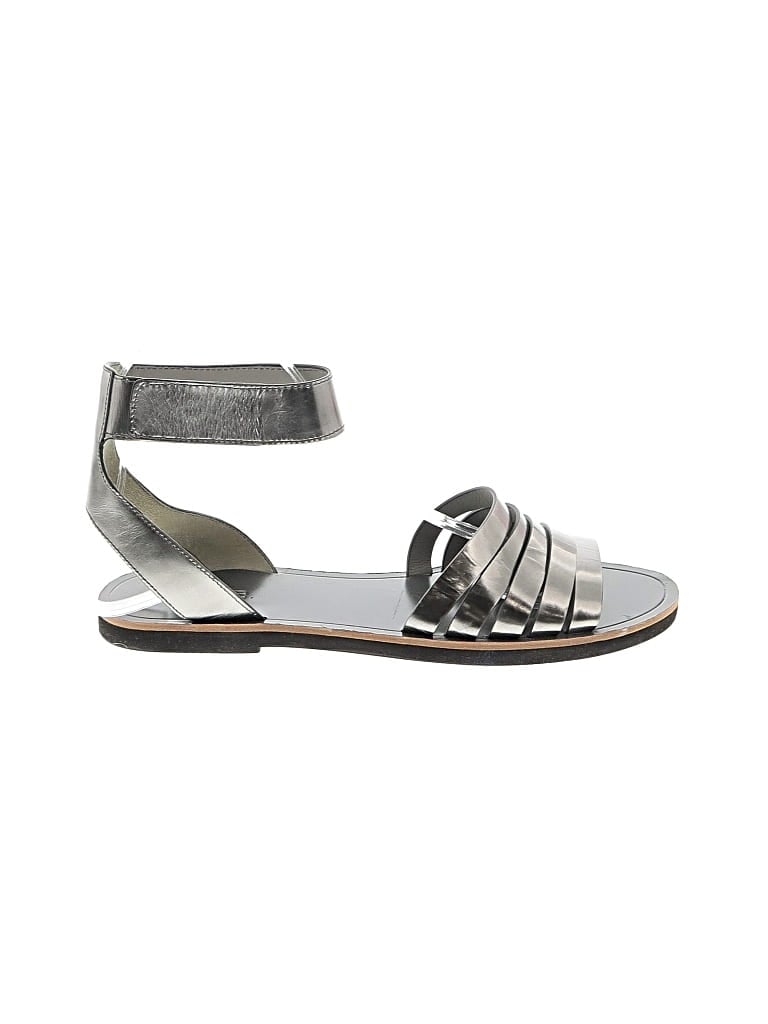 Pre-owned Vince Sandals In Silver