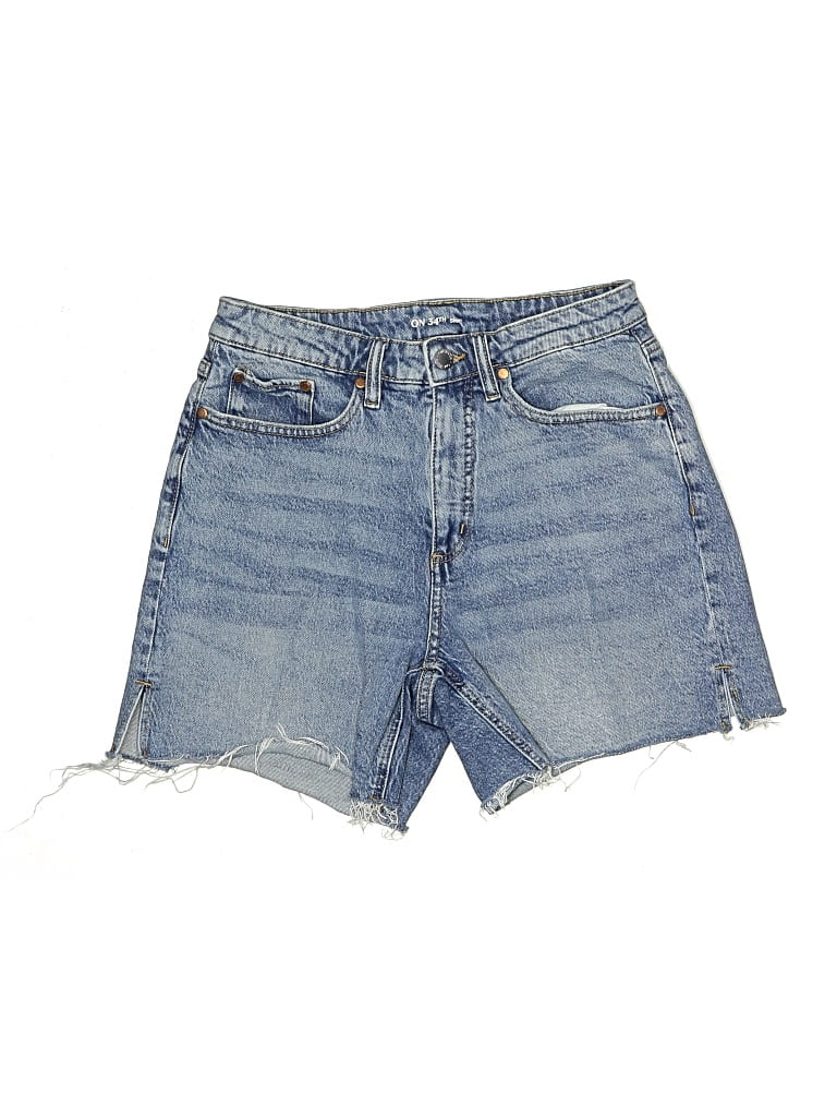 Pre-owned On 34th Denim Shorts In Blue