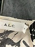 A.L.C. 100% Silk Graphic Ivory Long Sleeve Silk Top Size 8 - photo 6
