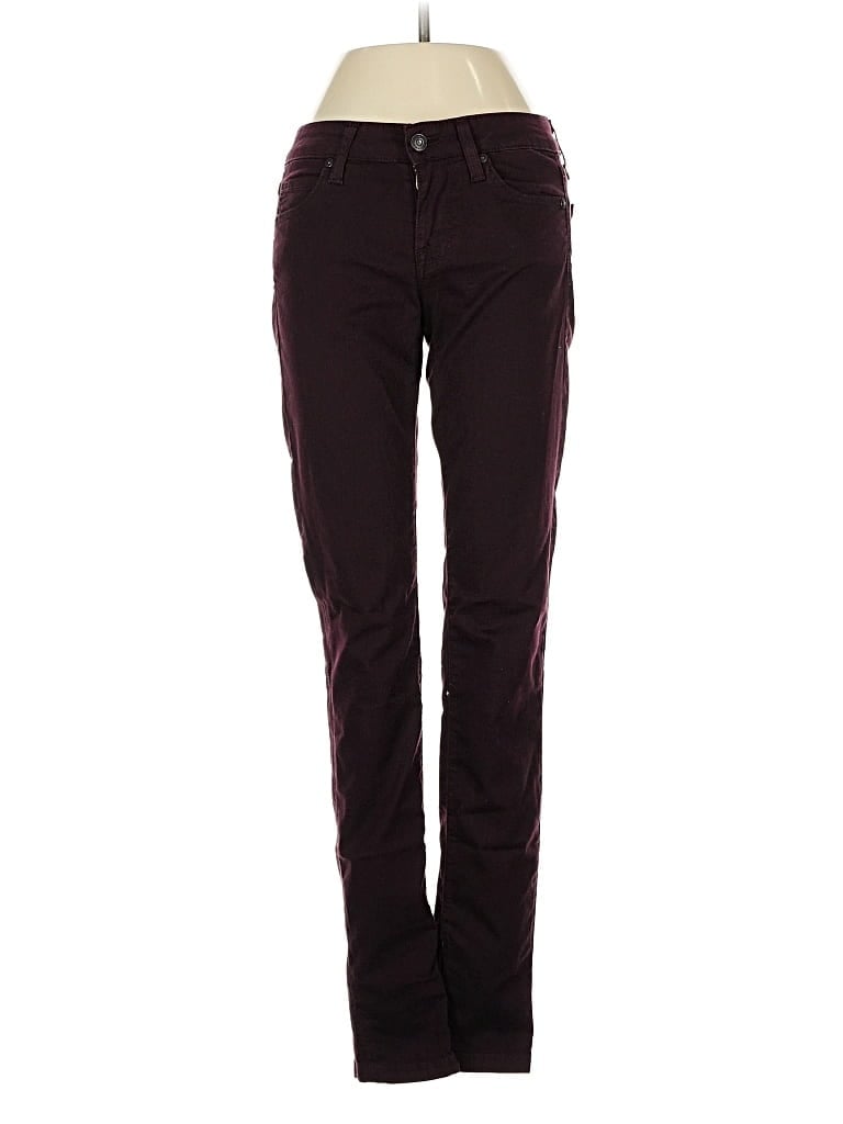 Pre-owned Vince Casual Pants In Burgundy