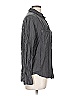Mudd 100% Rayon Gray Long Sleeve Button-Down Shirt Size L - photo 4