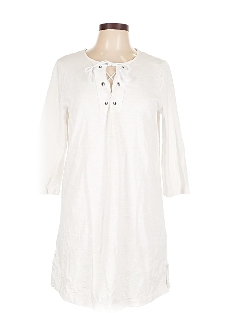 Pre-owned Boden Casual Dress In White