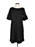 J.Crew 100% Wool Solid Black Casual Dress Size L - photo 1