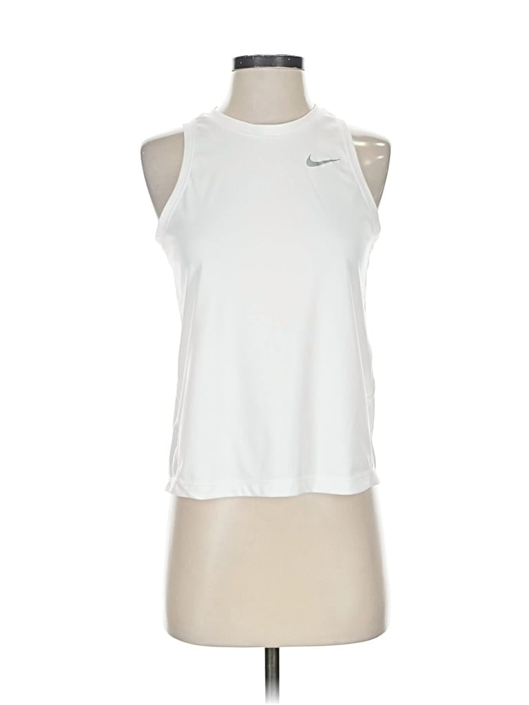 Pre-owned Nike Active Tank Top In White