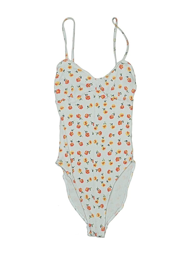 Pre-owned Out From Under Bodysuit In Blue