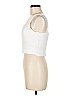 Aqua 100% Polyester White Sleeveless Top Size M - photo 5