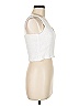 Aqua 100% Polyester White Sleeveless Top Size M - photo 4
