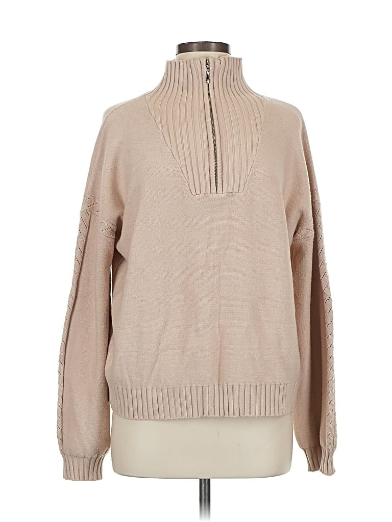 Pre-owned Unbranded Turtleneck Sweater In Brown