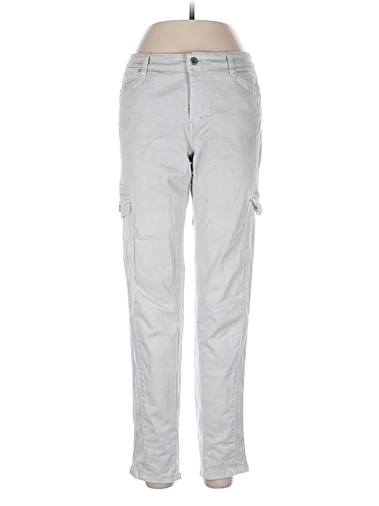 Pre-owned White House Black Market Cargo Pants In White
