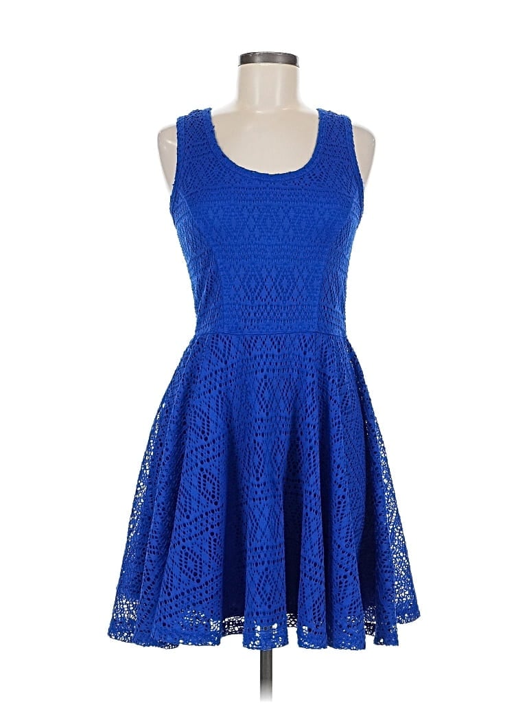Pre-owned Express Cocktail Dress In Blue