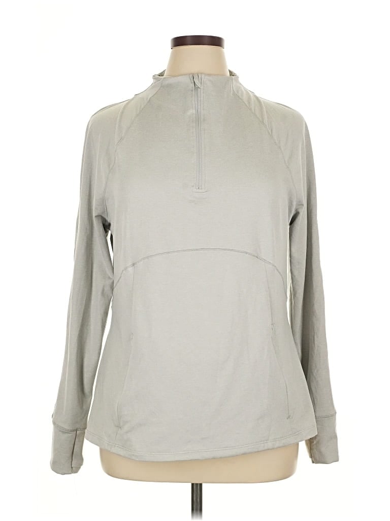 Pre-owned Danskin Sweatshirt In Gray