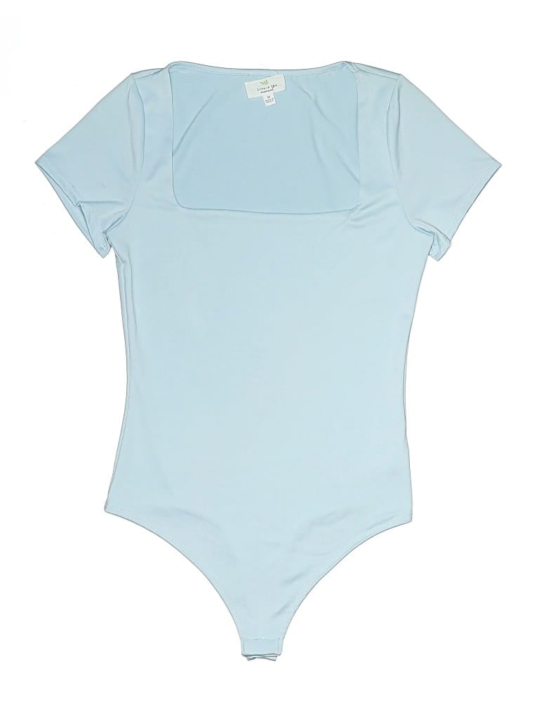 Pre-owned Live In The Moment Bodysuit In Blue