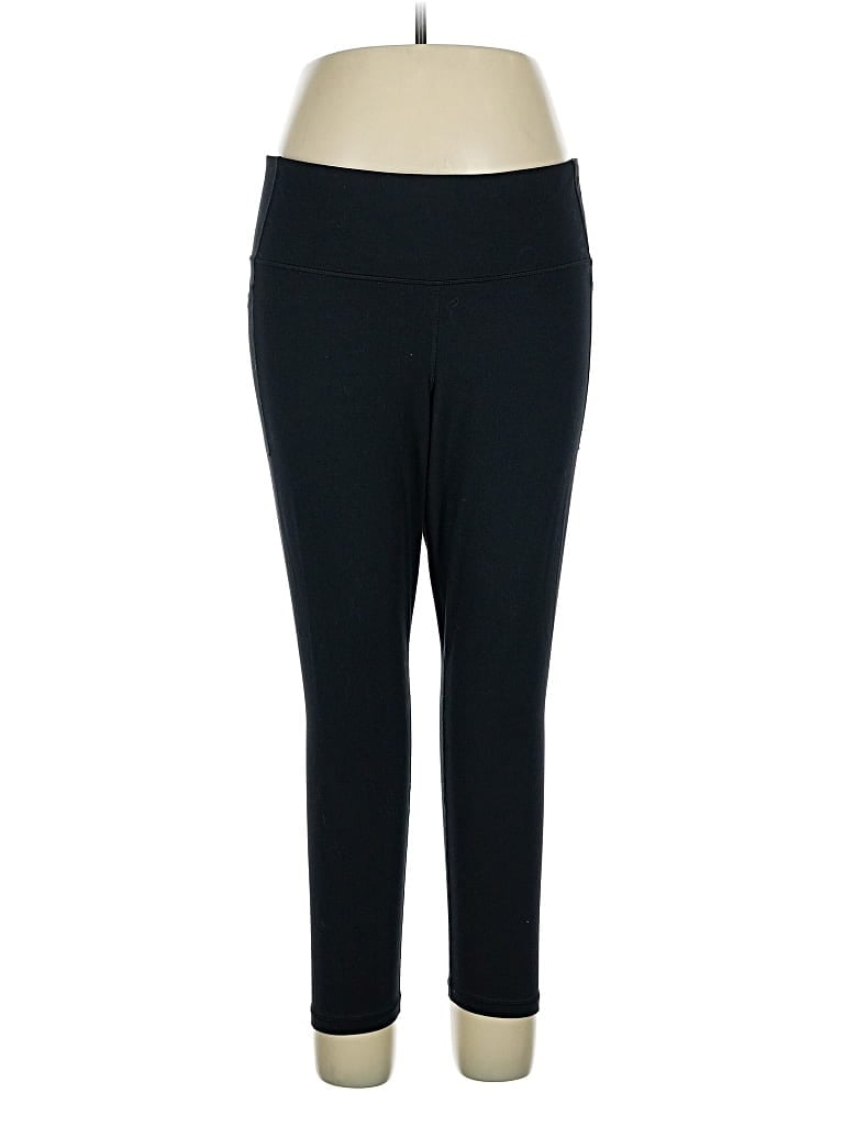 Pre-owned Gap Fit Active Pants In Black