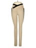 TAN + LINES Color Block Tan Active Pants Size S - photo 1