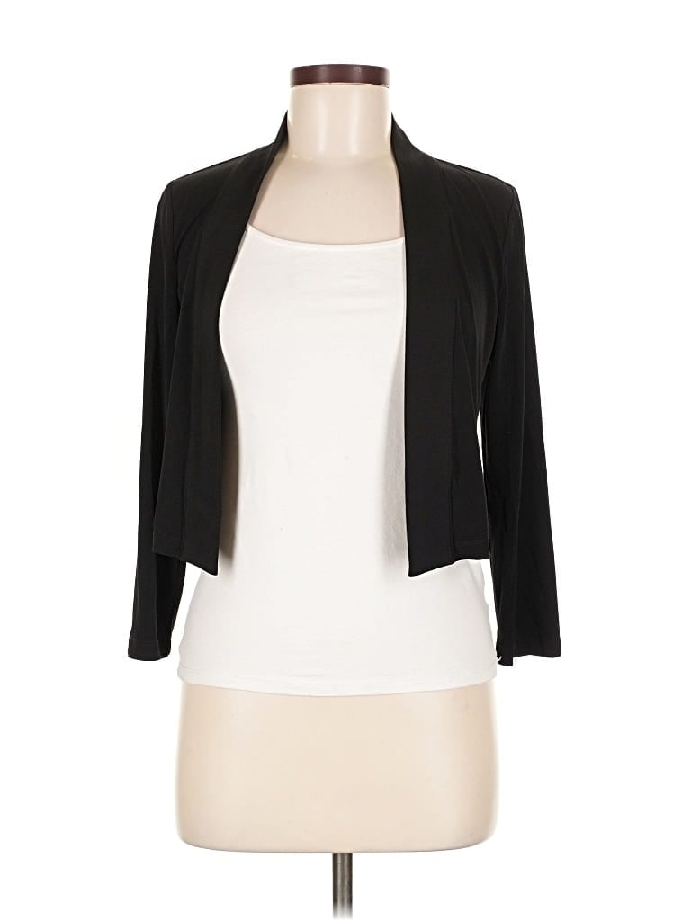 Pre-owned Calvin Klein Cardigan Sweater In Black