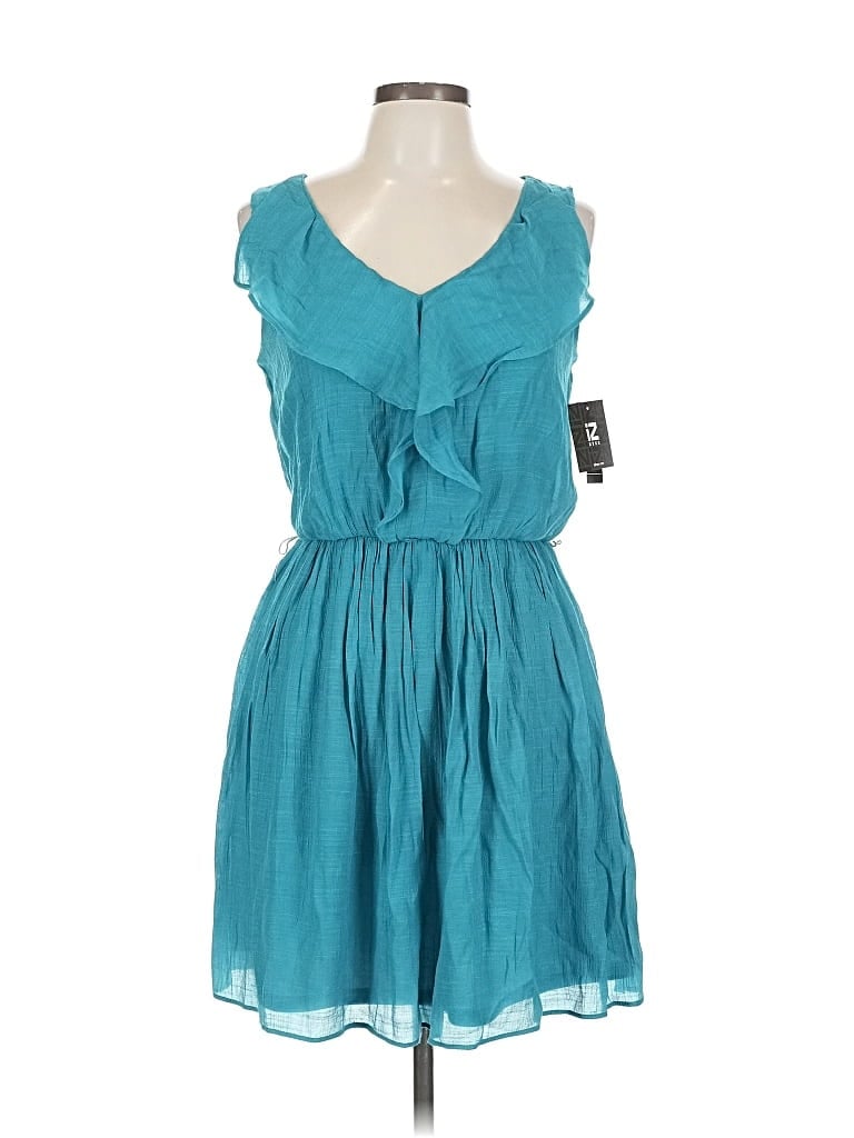 Iz Byer Casual Dress In Blue