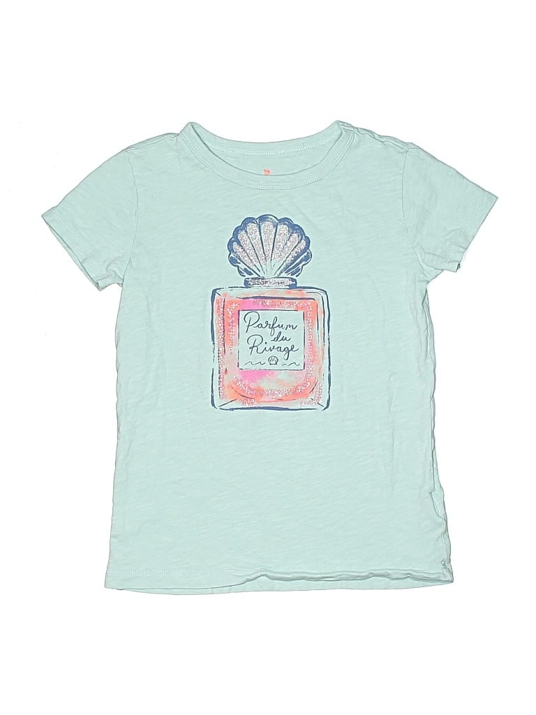 Pre-owned Crewcuts Kids' Short Sleeve T-shirt In Blue