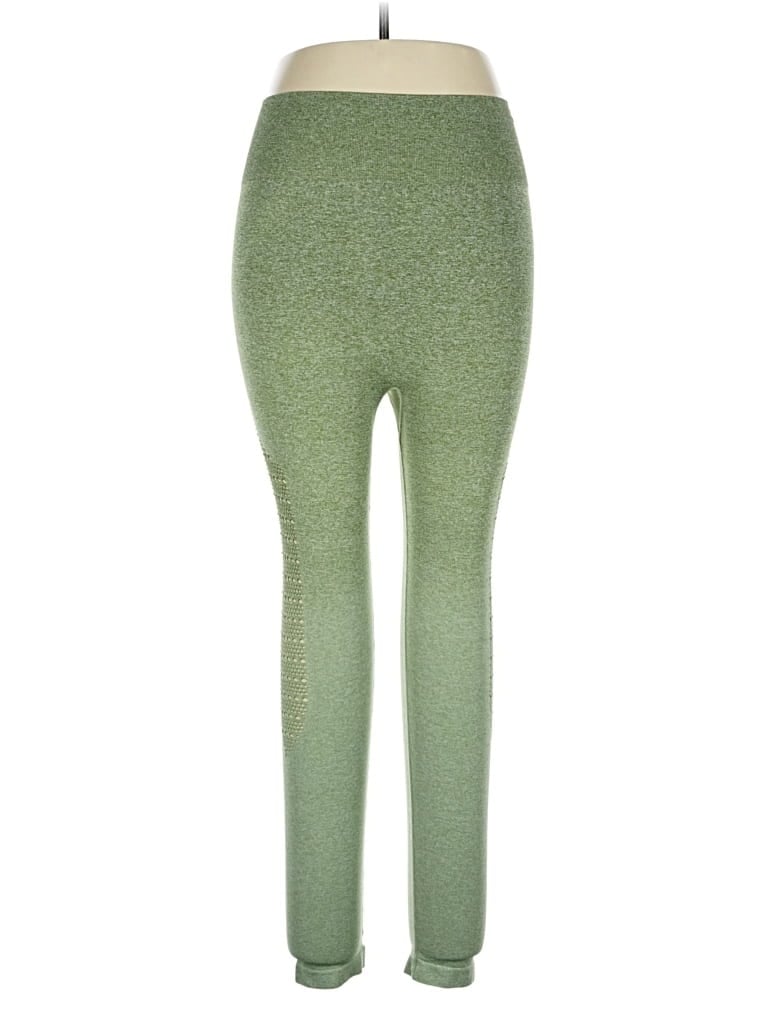 Pre-owned Assorted Brands Leggings In Green
