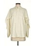 milla 100% Polyester Polka Dots Ivory 3/4 Sleeve Blouse Size 0 - photo 1