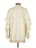 milla 100% Polyester Polka Dots Ivory 3/4 Sleeve Blouse Size 0 - photo 2