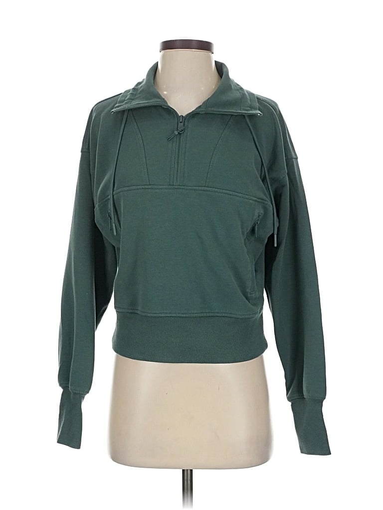 Pre-owned Active By Old Navy Sweatshirt In Green