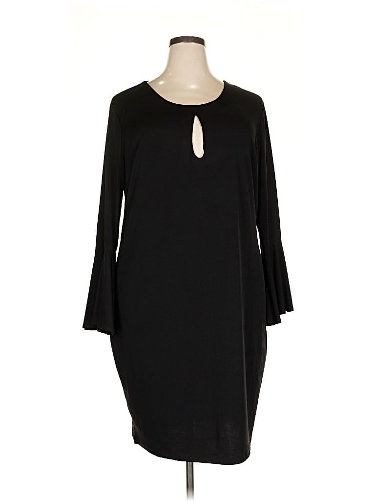 Pre-owned Ashley Stewart Casual Dress In Black