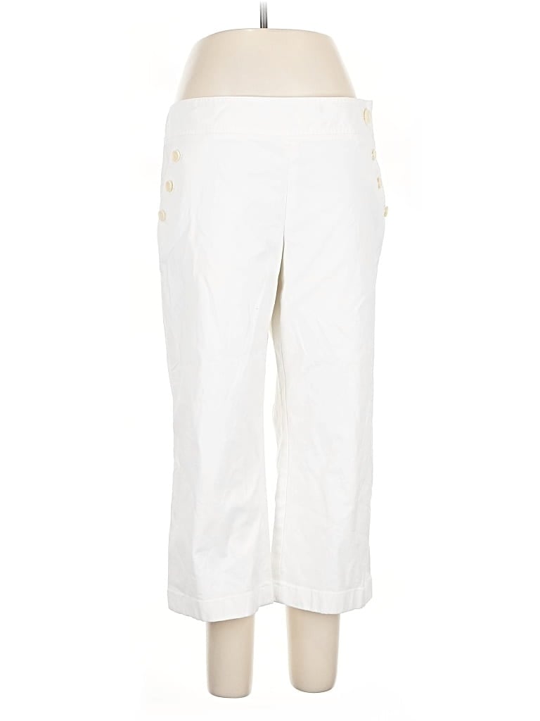 Pre-owned Ann Taylor Casual Pants In White
