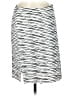 Doncaster Collection Stripes White Casual Skirt Size 8 - photo 1