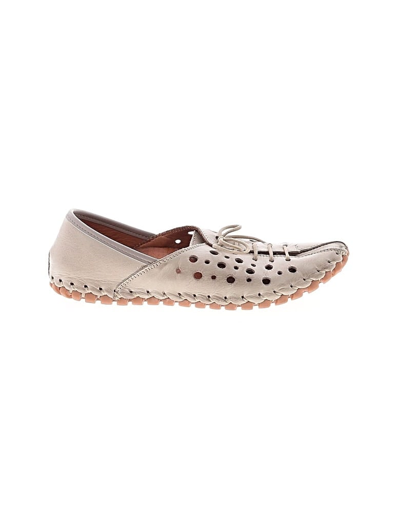 Pre-owned Spring Step Flats In Gray