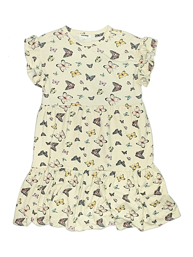 Pre-owned Steve Madden Kids' Dress In White