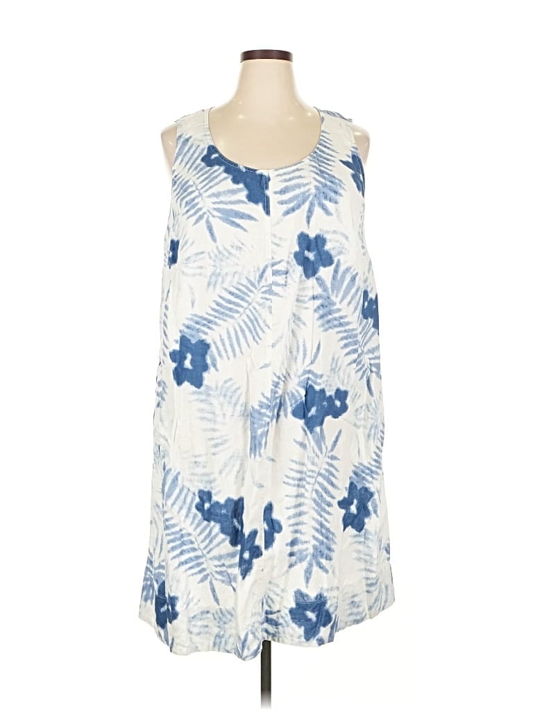 Pre-owned Jjill Casual Dress In Blue