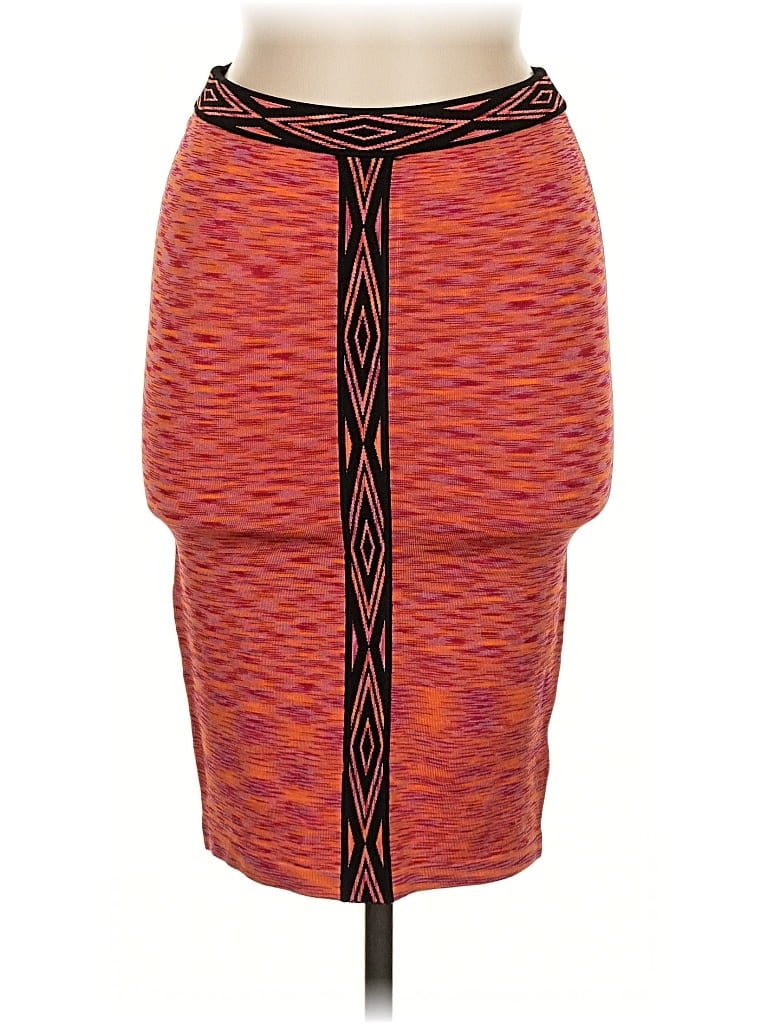 Pre-owned Bebe Casual Skirt In Orange
