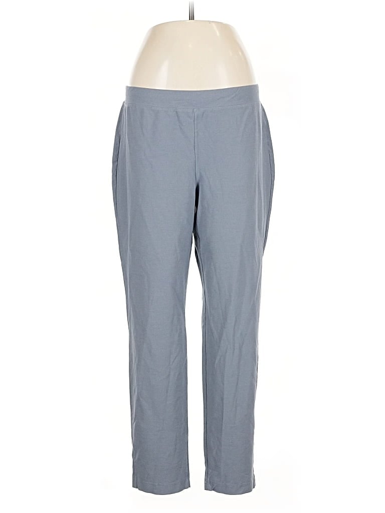 Pre-owned Eileen Fisher Active Pants In Blue