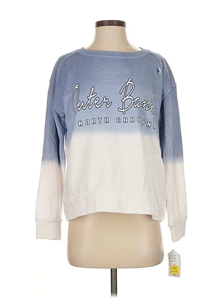 Pre-owned Assorted Brands Sweatshirt In Blue