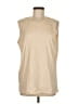 Unbranded Tan Yellow Sleeveless T-Shirt Size M - photo 1