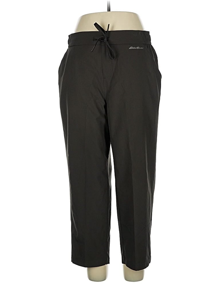 Pre-owned Eddie Bauer Casual Pants In Black
