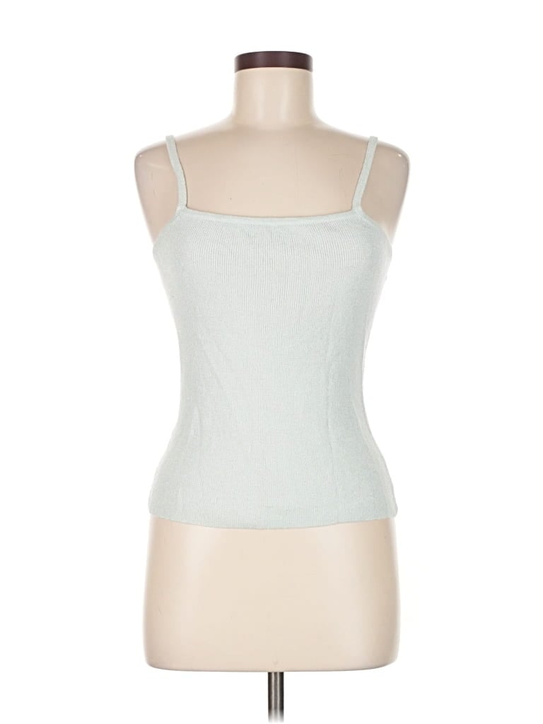 Pre-owned Express Tricot Sweater Vest In Green