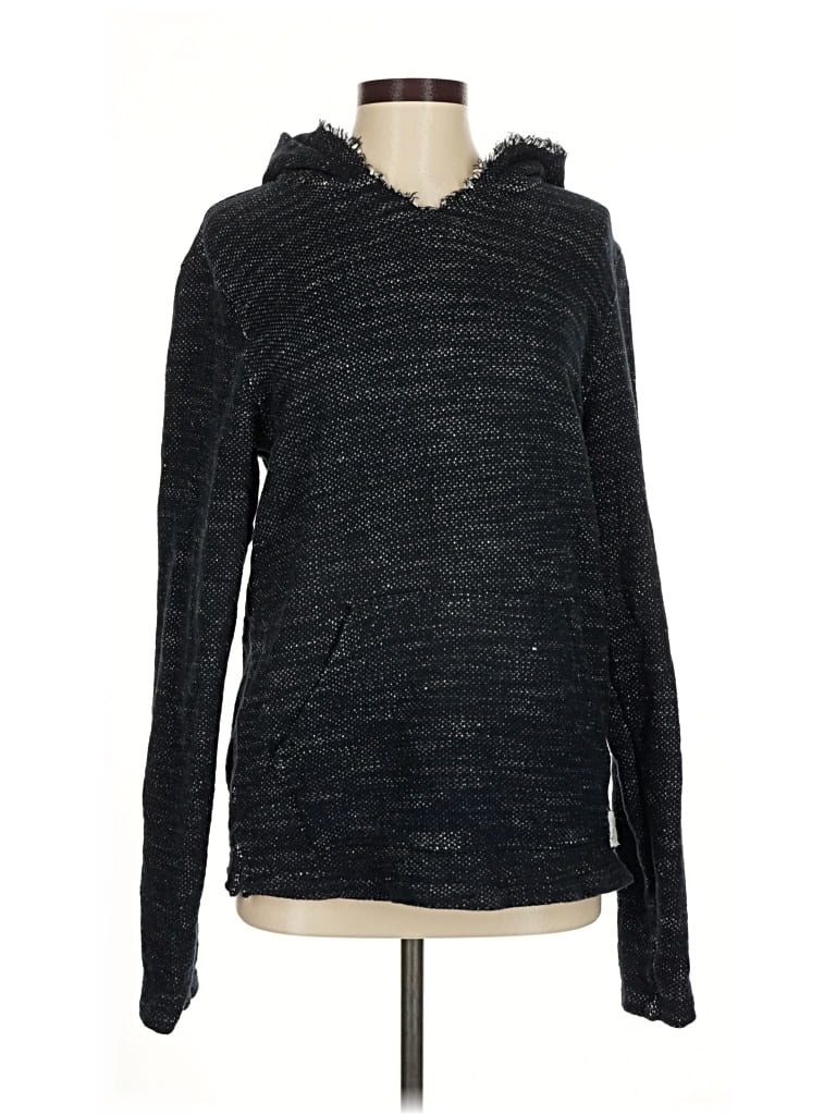 Pre-owned Lucky Brand Pullover Sweater In Black