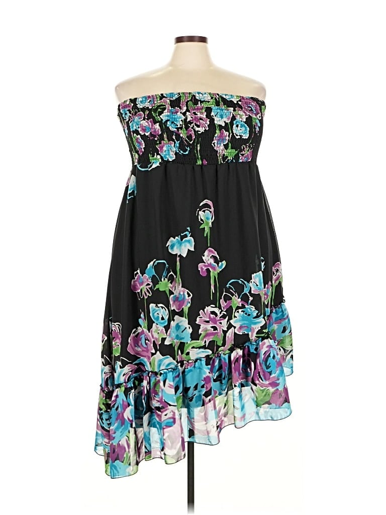 Pre-owned Lane Bryant Cocktail Dress In Black