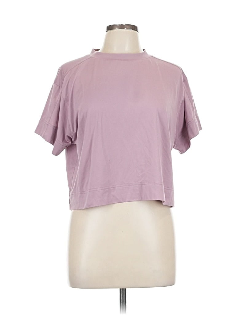 Pre-owned Assorted Brands Short Sleeve T-shirt In Purple