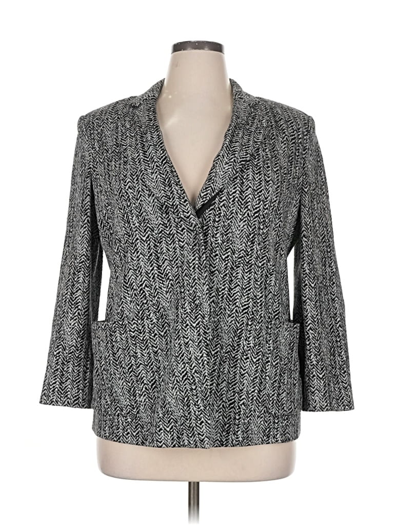 Pre-owned Armani Collezioni Blazer Jacket In Gray