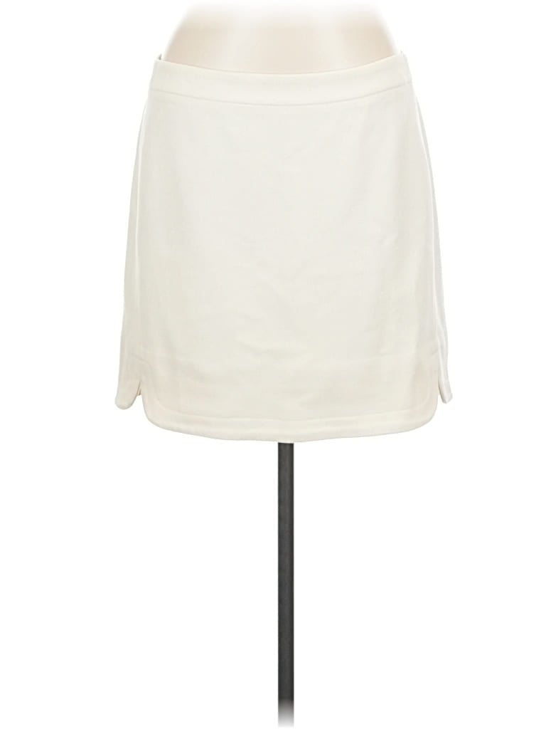 J.crew Factory Store Wool Skirt In White