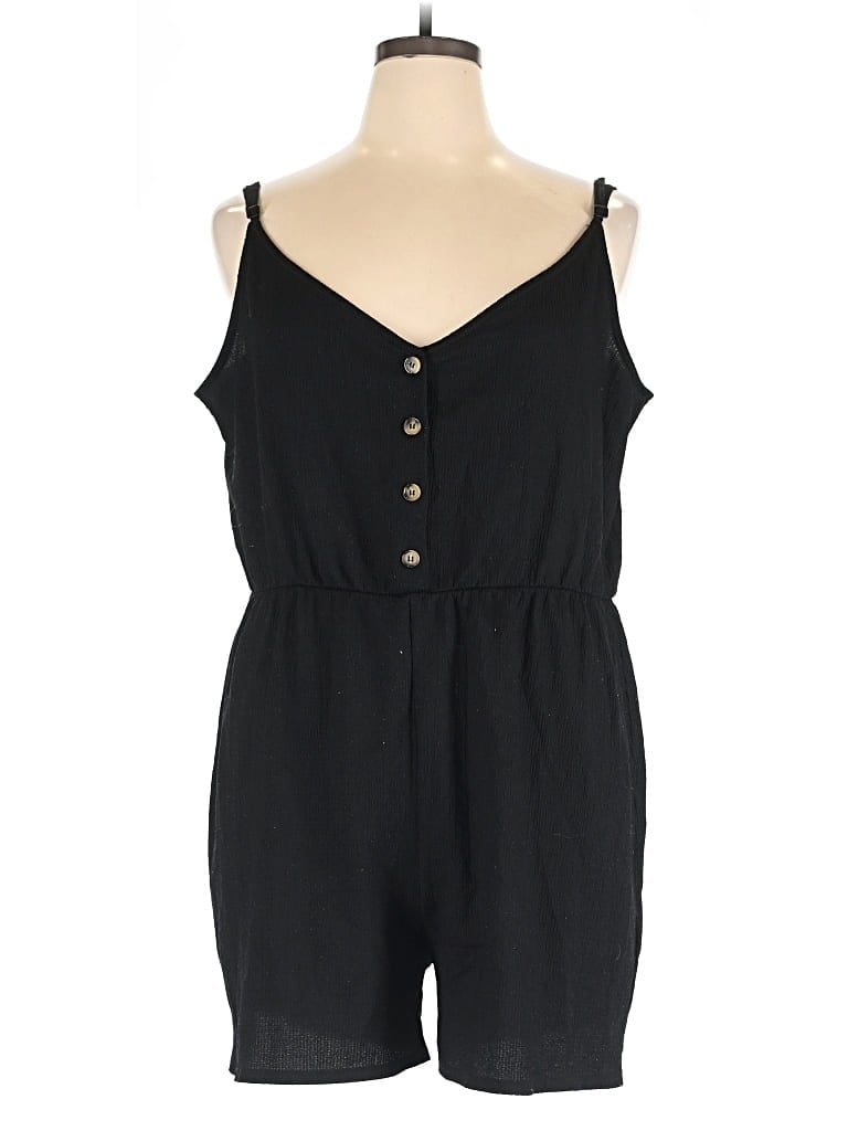 Pre-owned H&m Romper In Black
